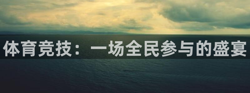 体育竞技：一场全民参与的盛宴